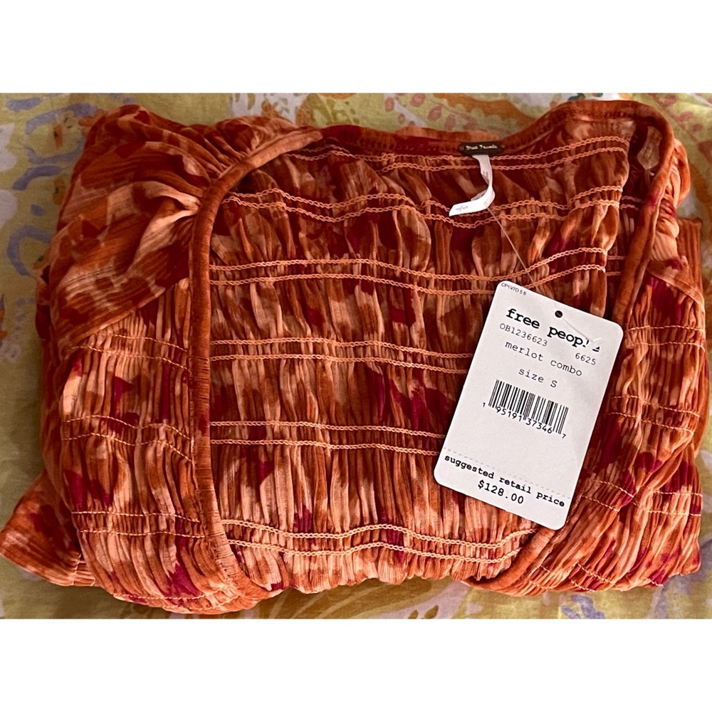Free People Dark Romance Tunic in Merlot NWT SZ S - Picture 8 of 14